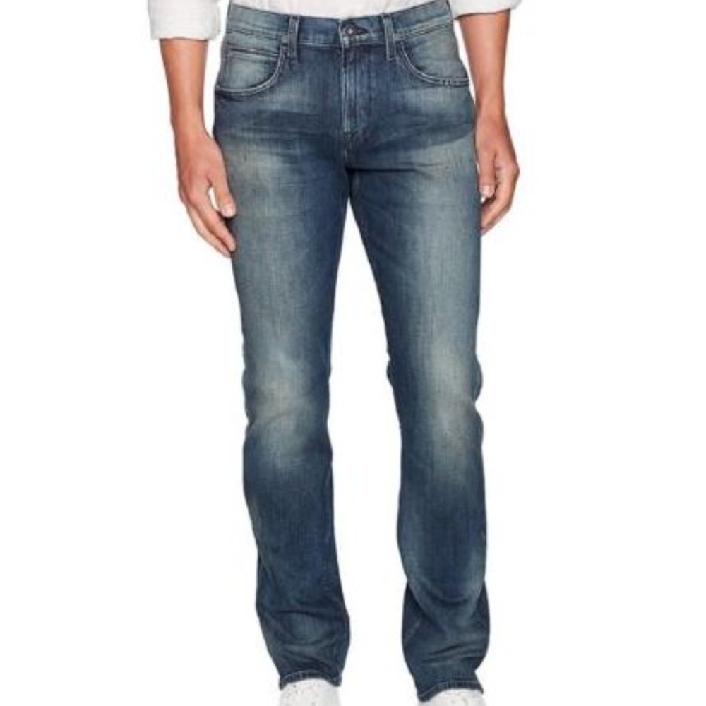 Hudson Blake Slim Straight Leg Jeans Babylon Denim